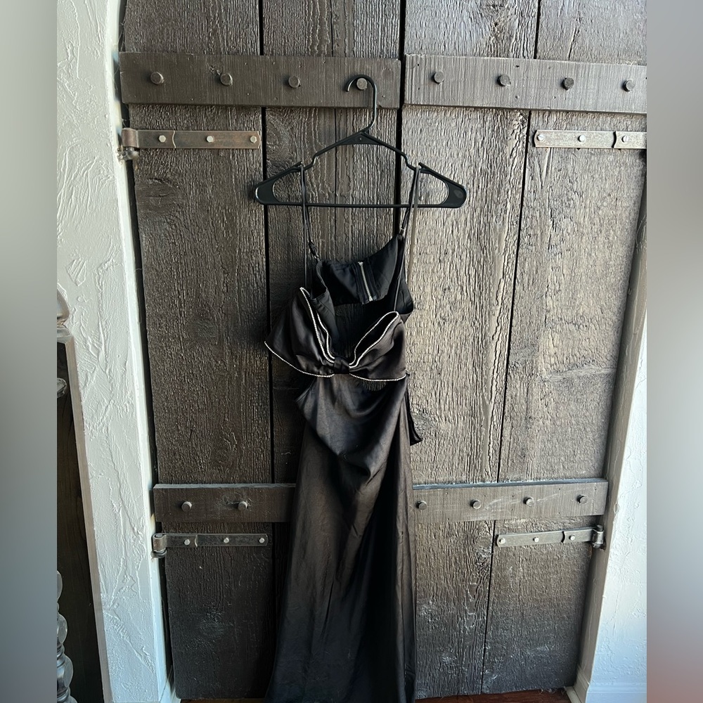 Black maxi dress